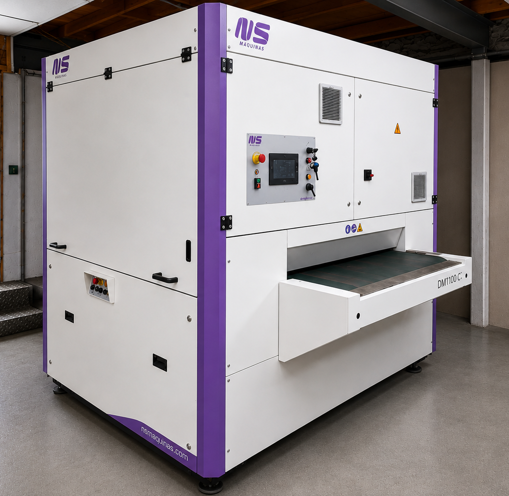 NS Maquinas DM1100 C deburring and edge finishing machine at Summit Engineering