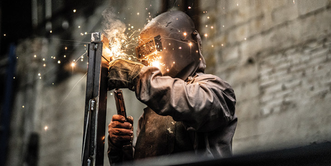 Welding fabrication work